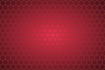hexagonal red background template