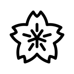 Sakura Icon Vector Illustration