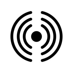 Broadcast Icon Vector Illustration