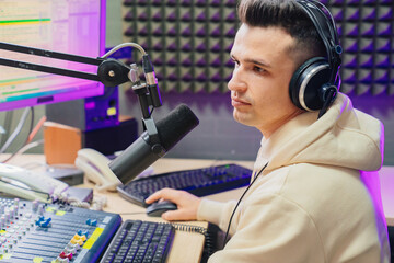radio host financial analyst broadcasts live reads news 