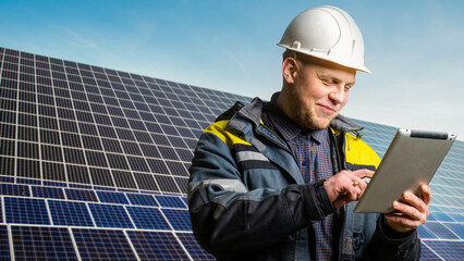 solar power plant engineer. Alternative solar power