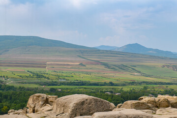 magnificent view of Uplistsikhe in Georgia