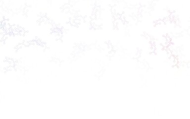 Obraz premium Light Pink, Yellow vector backdrop with artificial intelligence data.