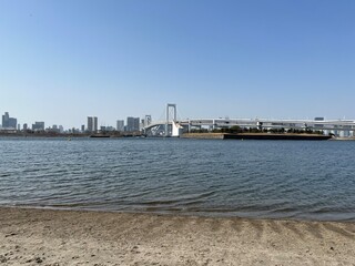 Rainbow bridge of Odaiba, Tokyo