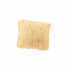 Sweet crispy corn pad isolated on white