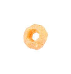 Fototapeta na wymiar Sweet tasty corn ring isolated on white