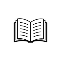 Book icon design template vector isolated illustration