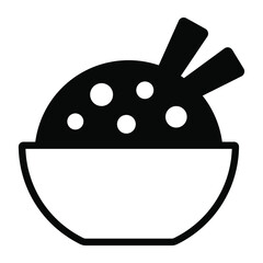 pilaf vector Line Icon. Simple Creative vector Line Icon
