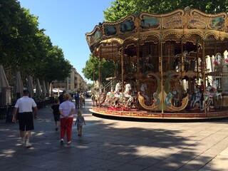 Summer day in Avignon, France