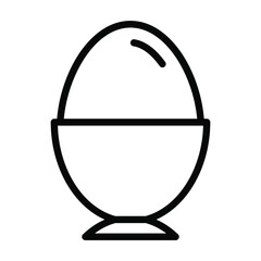 egg vector Line Icon. Simple Creative vector Line Icon