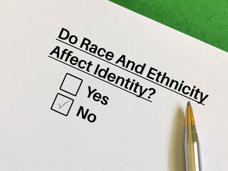 Questionnaire about social inequality