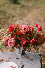 Wedding beautiful bouquet.