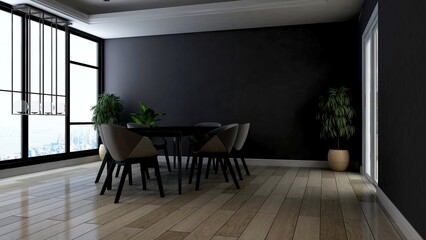 modern office meeting room for company logo mockup