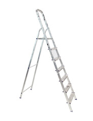 Ladder stepladder isolated on white