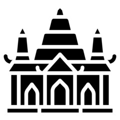 temple glyph icon