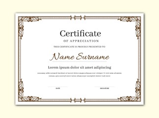 Eps file A4 Size Certificate Border and Frame Design