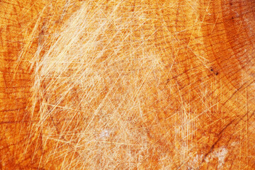 The texture of the brown wood with a dull white scratch fills the frame for the background.