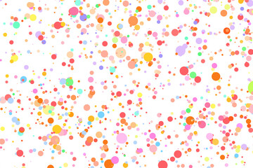 Light multicolor background, colorful vector texture with circles. Splash effect banner. Glitter silver dot abstract illustration with blurred drops of rain. Pattern for web page, banner,poster, card