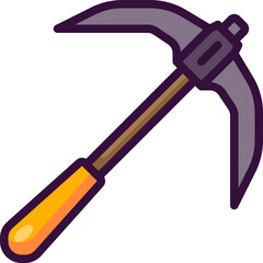 pickax line icon