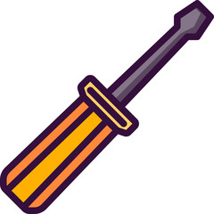 screwdriver line icon