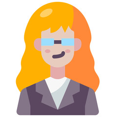 accountant flat icon