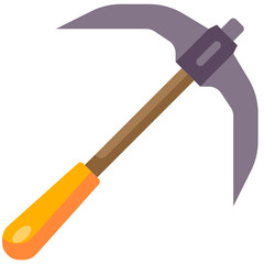pickax flat icon