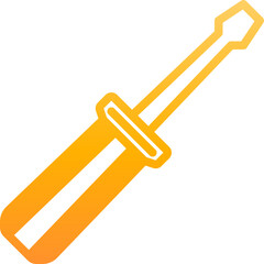 screwdriver gradient icon