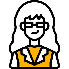 accountant one color icon