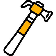 hammer one color icon