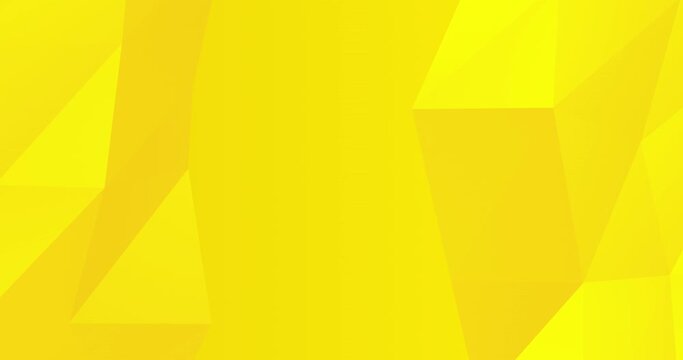 4k light sunny yellow gradient seamless looped animated background. Abstract random moves text frame, polygonal border. Bright geometric pattern. Ukraine color 2022. Attention banner! Black text atom