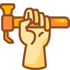 labour day Two Tone icon