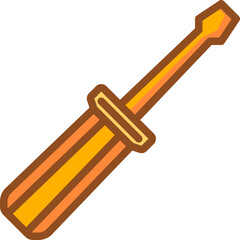 screwdriver Two Tone icon