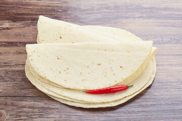 Mexican Tortilla circle bread for cooking