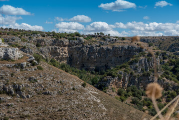 Matera Basilicata streets panorama