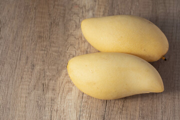 yellow ripe mango, summer fruit