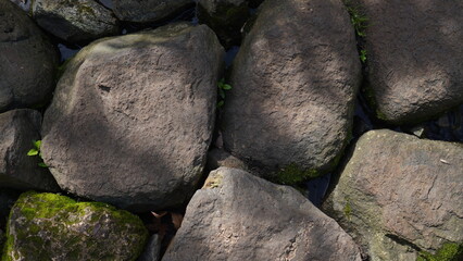 Texture of a stone wall. Old castle stone wall texture background. Stone wall as a background or texture. Part of a stone wall, for background or texture