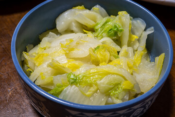 日本のとても美味しい白菜の漬物