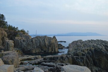 海, 惰性で進む, 風景, 海, 岩, 水, 浜, 崖, 自然, 空, 岩, 海岸線, 崖, 旅行,...