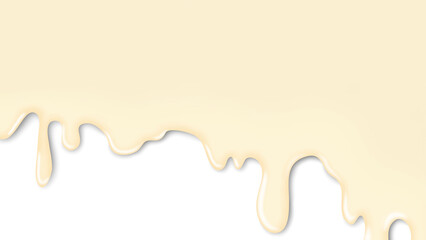 垂れたホワイトチョコ　下寄り（ワイド）