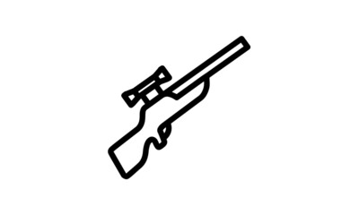 military icon vector icon simple perfect pixel outline design with white background