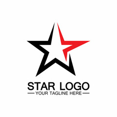 star logo template vector icon illustration design-vector