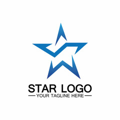 Obraz premium star logo template vector icon illustration design-vector