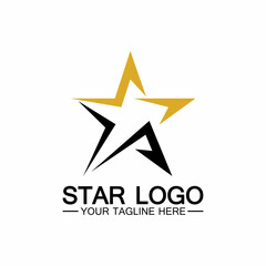 star logo template vector icon illustration design-vector