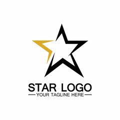 star logo template vector icon illustration design-vector