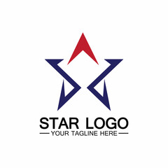 Obraz premium star logo template vector icon illustration design-vector