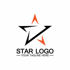 star logo template vector icon illustration design-vector