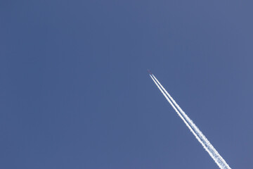 airplane in the sky