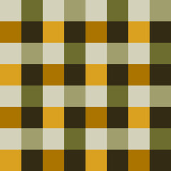 Seamless pattern with plaid motifs in 6 colors