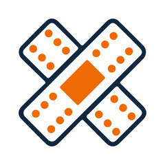 Band aid, bandage icon. Simple editable vector graphics.