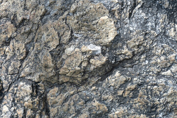 Old gray stone texture in a closeup view
